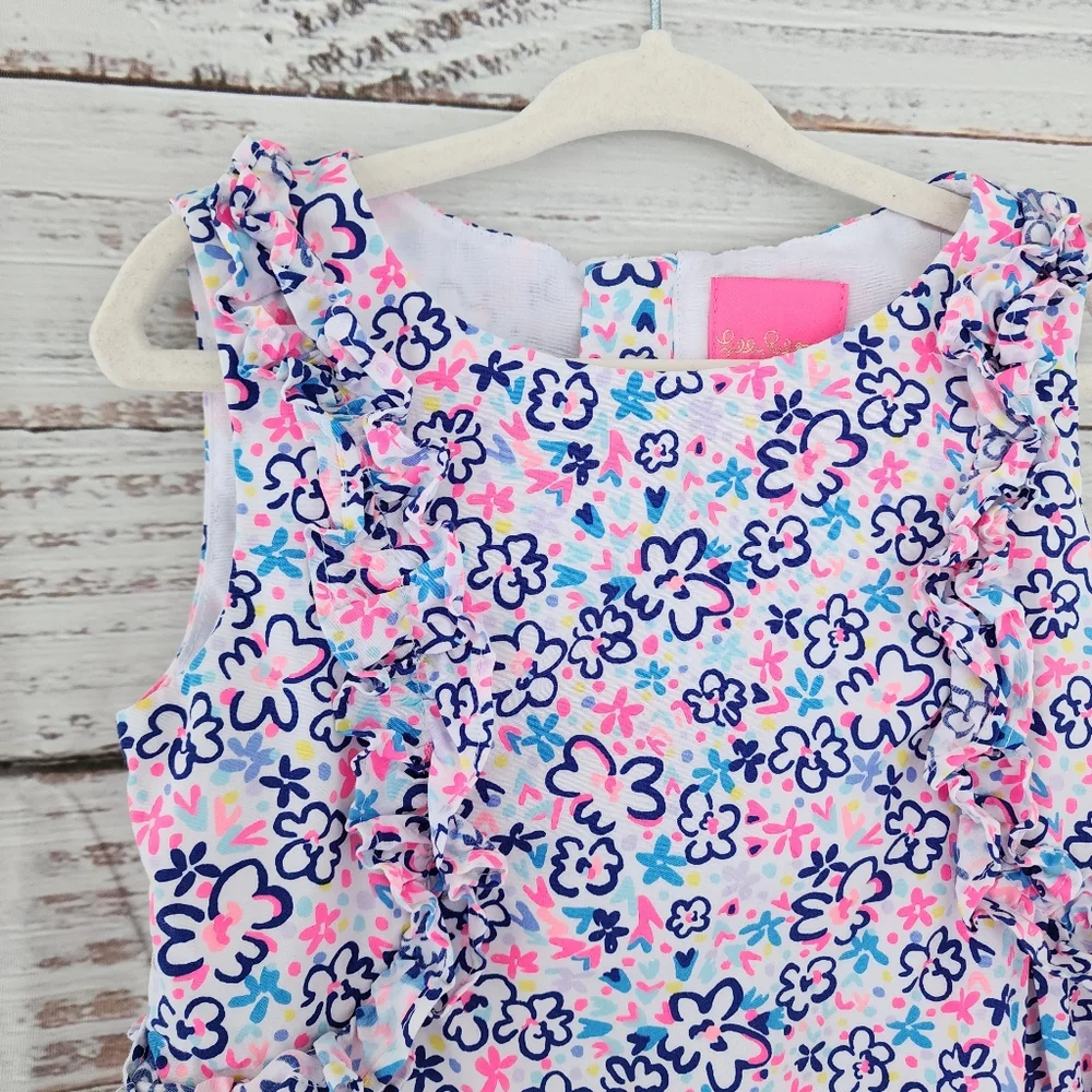 Lilly Pulitzer girl's Amia Ditsy floral dress - Picture 3 of 11